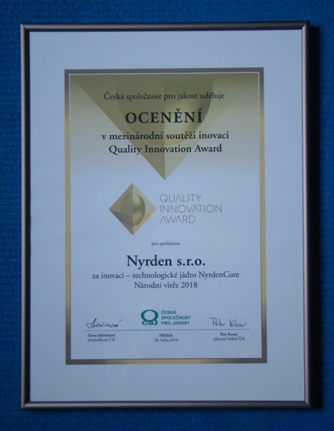 Quality Innovation Award, energetická soběstačnost